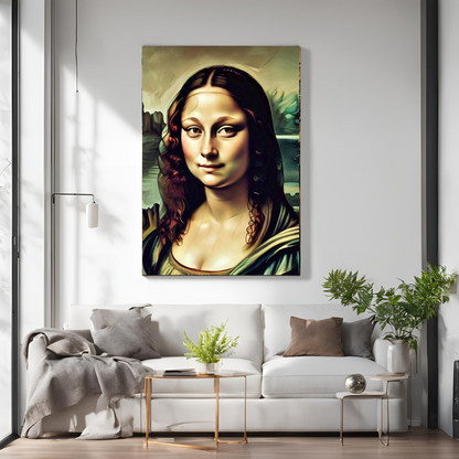 Monalisa reimagined - Famous painting Art