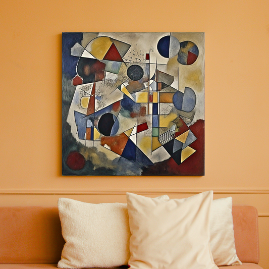 Rhythmic Geometry: An Abstract Art Exploration