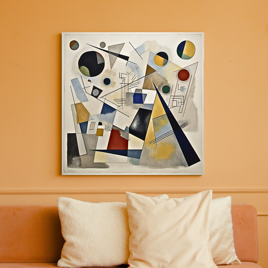 Symphony of Shapes: A Vibrant Abstract Art Piece